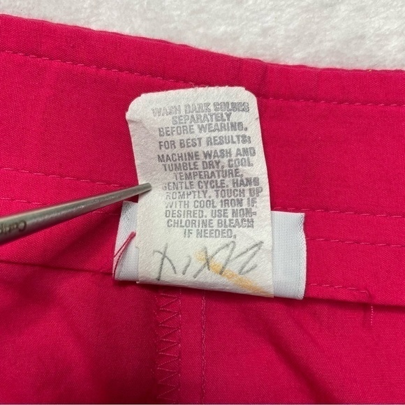 Vintage Deadstock 1990 NWT Koret High Waist Straight Leg Mom Pants in Fuchsia 12 - Picture 14 of 16